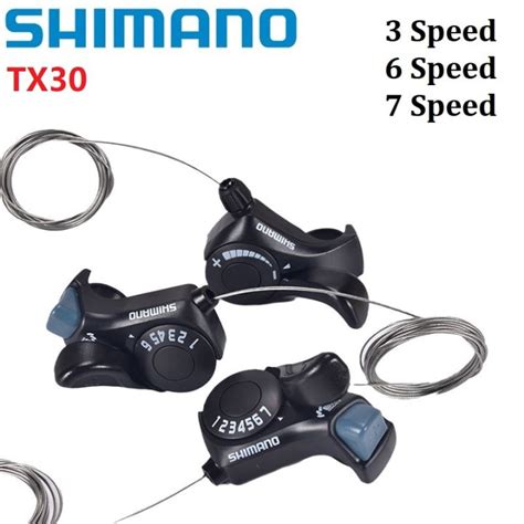 Shimano SL TX30 Tourney Mountain Bike Trigger Shifters 3 6 7 Speed 18