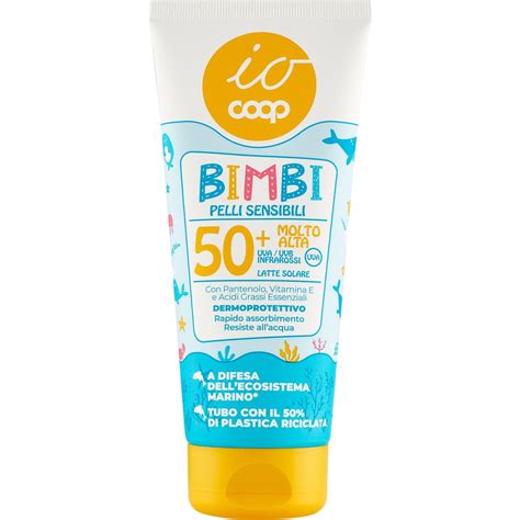 Solare Latte Pelli Sensibili Bimbi Spf 50 COOP IO 200 ML Coop Shop