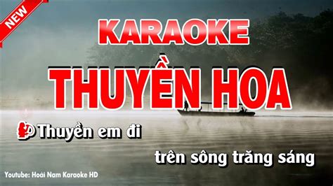 Karaoke Thuyền Hoa Song Ca thuyền hoa karaoke nhạc sống song ca YouTube