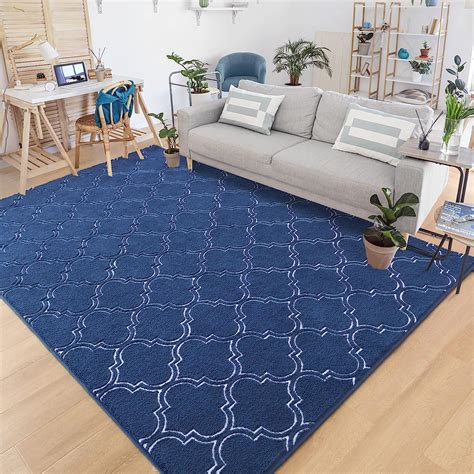 Amazon Chicrug Shag Geometric Modern Area Rug For Living Room