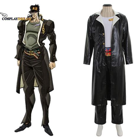 Jojo Jojo Bizarro Aventura Kujo Jotaro Cosplay Traje Jotaro Kujo