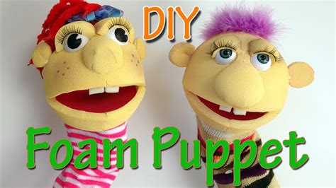 How To Make A Foam Puppet Ana Diy Crafts Youtube