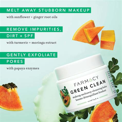 Farmacy Green Clean Makeup Meltaway Cleansing Balm พร้อมส่ง คลีนซิ่