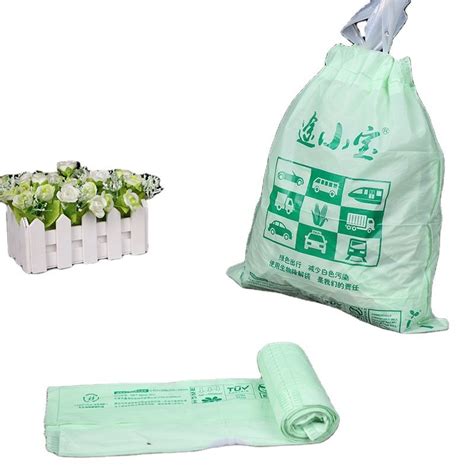 Fully Biodegradable Bag Drawstring Garbage Bag – Eco-Friendly ...