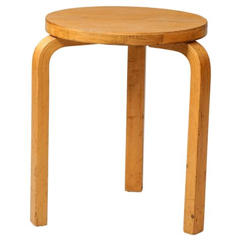 Alvar Aalto Stool Model 60 In Birch Artek For Sale At 1stDibs