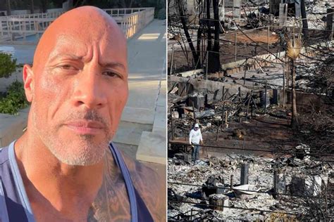 Dwayne Johnson Heartbroken By Maui Wildfires Nagaland Page