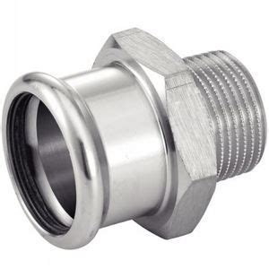 Hydraulic Fitting Bene Inox Crimp Angle Stainless Steel