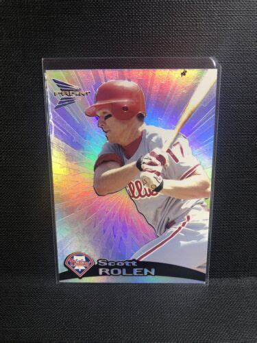 Scott Rolen Pacific Silver Prism Phillies Baseball Hof Read