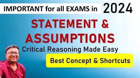 Statement Assumption Tricks Shortcuts Critical Reasoning