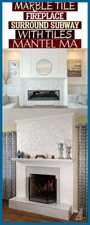 White Marble Subway Tile Fireplace – Fireplace Guide by Linda