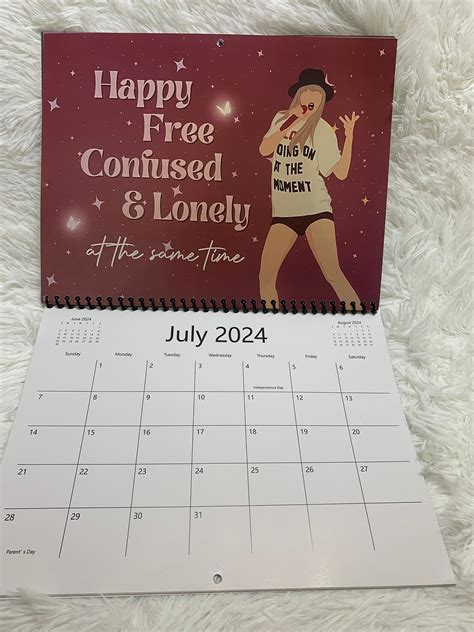 2024 Eras Calender Birthday Gift For Her Christmas Gift For Her Era