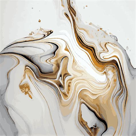 Marble Texture Design Colorful White Gold Marble Surface Curved Lines