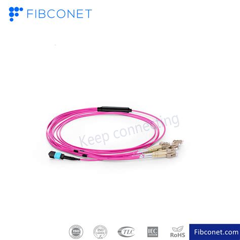 Ftth Mpo Fiber Optic Optical Cable For Data Center Om Om Mpo Mtp