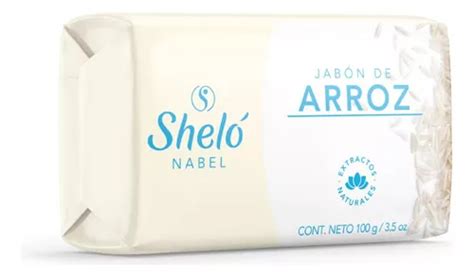 Jabón Arroz Aclarante Exfolia Suave 100grs Shelo Meses Sin Interés