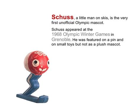 Schuss A Little Man On Skis Is The Very First Unofficial Olympic