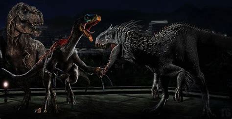 T Rex And Therizinosaurus Vs Indominus Rex In Jurassic Wolrd 2015 Rexy And Therizinosaurus 2022