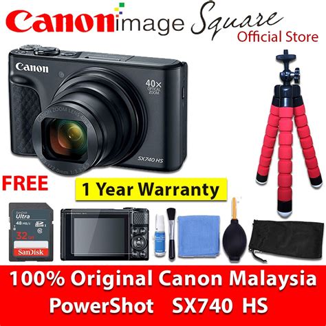 Ready Stock Canon Powershot Sx Hs Digital Camera Black Sx Hs