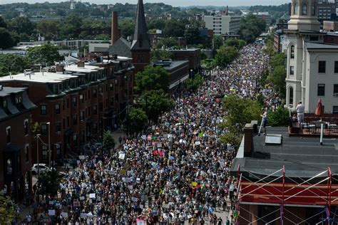 Boston Rally Thousands March Against White Nationalism Time