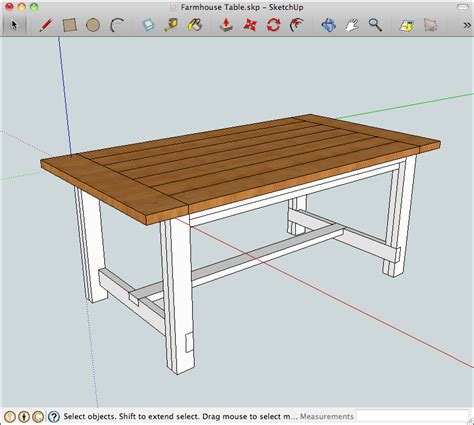 Rustic Farmhouse Table with Breadboard Ends – A Free DIY Plan | Diy ...