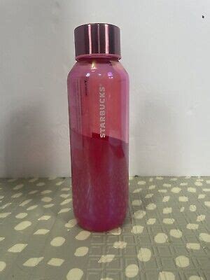 New Starbucks Barbie Pink Glass Water Bottle Oz Nwt Ebay