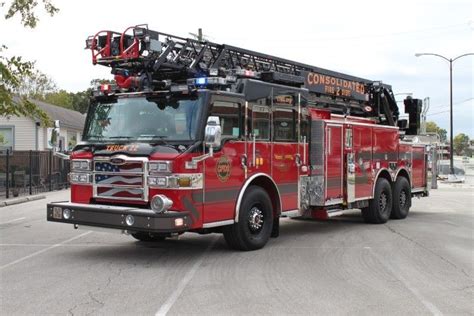 New aerial ladder truck purchased by Consolidated Fire District 2 - # ...