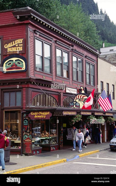 HISTORIC DOWNTOWN - JUNEAU, ALASKA Stock Photo - Alamy