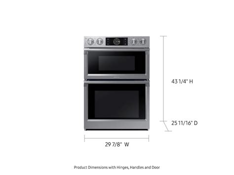 30" Smart Microwave Combination Wall Oven with Flex Duo™ in Stainless ...