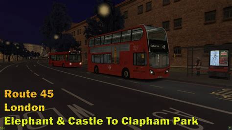 Omsi London Elephant Castle To Clapham Park C Youtube