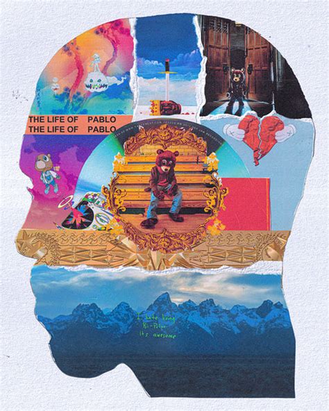 Kanye Head Collage Poster – kxng