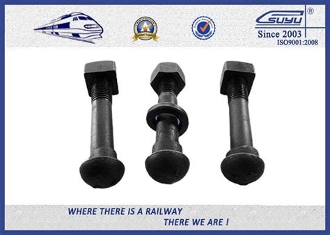 High Tensile Strength Railroad Track Bolts And Nuts Fish Bolt Used For