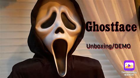 Spirit Halloween Ghostface Unboxing Demo Youtube