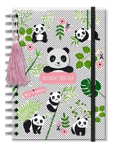 Planner Permanente M Dio Panda Fina Ideia Mercadolivre