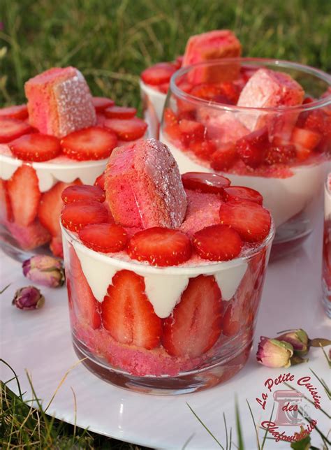 La Petite Cuisine Des Chafouineries Tiramisu En Verrines Aux Fraises