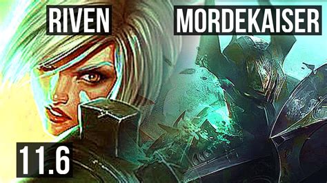 Riven Vs Mordekaiser Top Rank 1 Riven 6 1 7 Jp Master V11 6