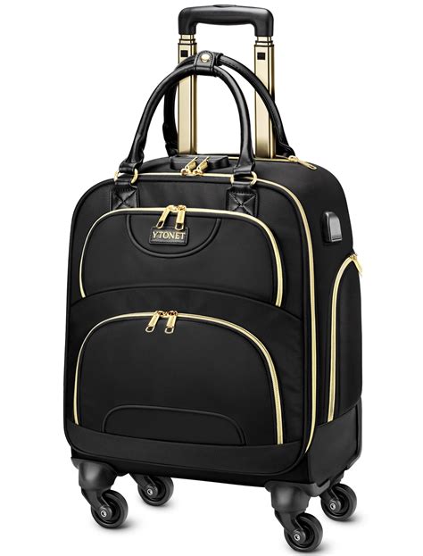Ytonet Underseat Carry on Luggage with Wheels, Under Seat Bag for