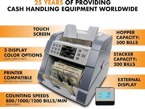 Cassida R Usa Premium Bank Grade Mixed Denomination Money Counter