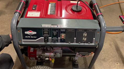 How To Start Watt Generator Briggs And Stratton Elite Series