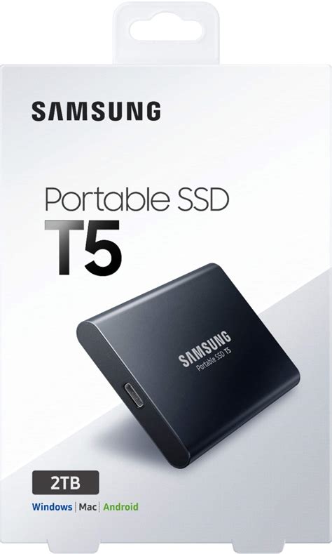 Samsung T5 2TB External USB Type C Portable Solid State Drive Deep