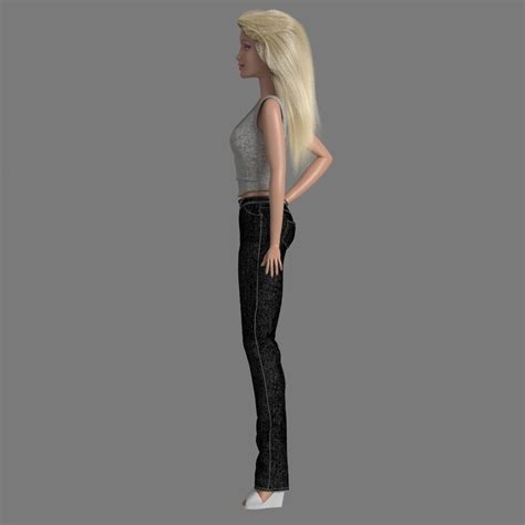 3d Model Barbie Doll Nude