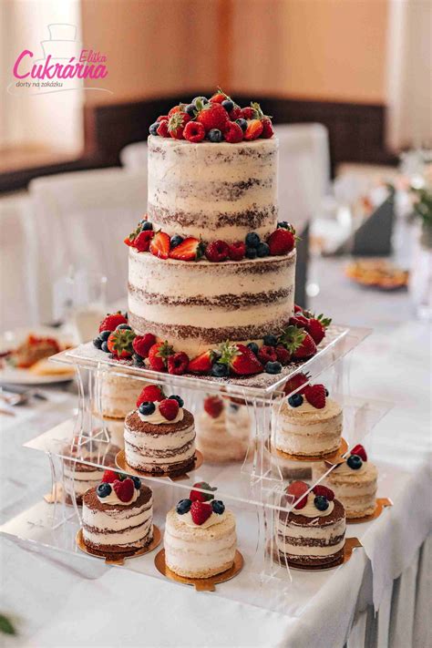 NAKED CAKE dort naháč Cukrarnaeliska cz