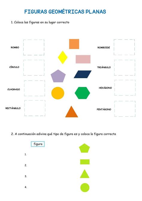 Figuras Geométricas Planas Online Worksheet