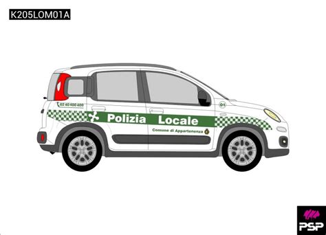 Livrea Polizia Locale Lombardia Per Fiat Panda Psp Automotive