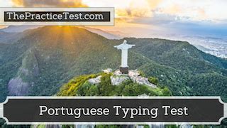 Teste de digitação Portuguese Typing Test