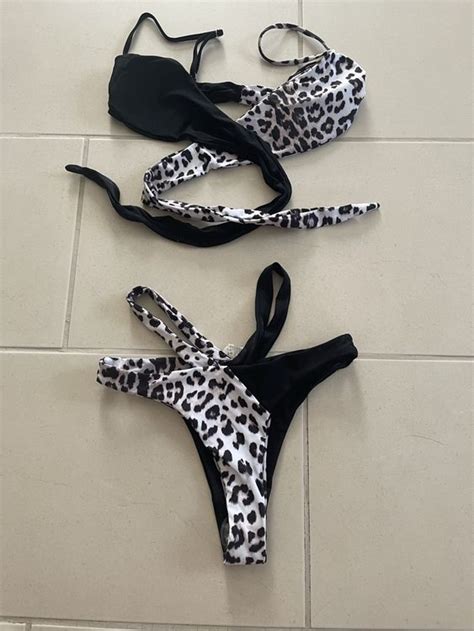 Bikini Set Wickel Mit Leopard Gr S Kaufen Auf Ricardo