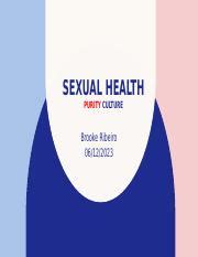 Understanding Purity Culture And Sexual Health Education Course Hero