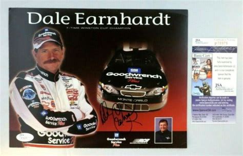 Dale Earnhardt Sr Autographed Memorabilia Signed Photo Jersey