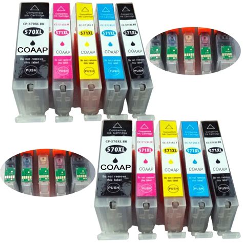 10 Compatible Canon Pgi750 Cli751 Ink Cartridges For Pgi 750 Cli 751 Xl