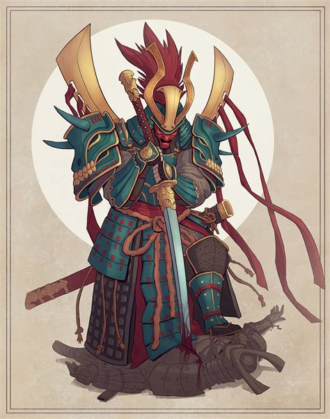 ArtStation - Feudal Japan Challenge, Alejandro Escudero | Character art ...