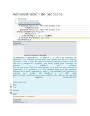 Autocalificable Sem Administraci N De Procesos Docx Administraci N