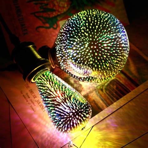 3DColorful LED fireworks Light Bulb - G125 | Light bulb, Led light bulb ...